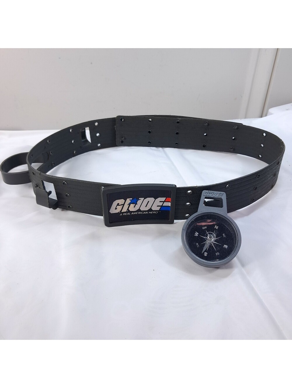 GI Joe Field Belt Set Compass combat dress up kid costume 1982 Nasta Vintage